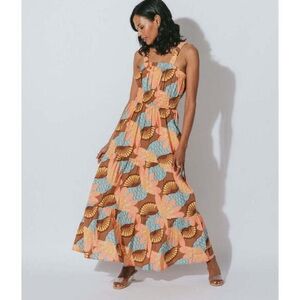 CLEOBELLA Jolene MaxiDress, Riviera Floral Print Sundress Size small NWT